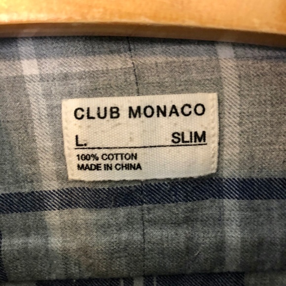 Club Monaco Plaid Shirt - Picture 3 of 3